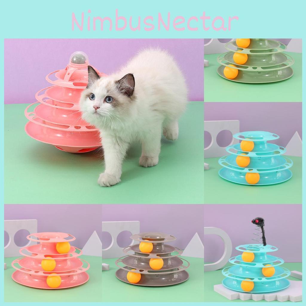 Play Toy Cat Six Tier Spin Platform Stimulating Exercise Entertainment Supplies