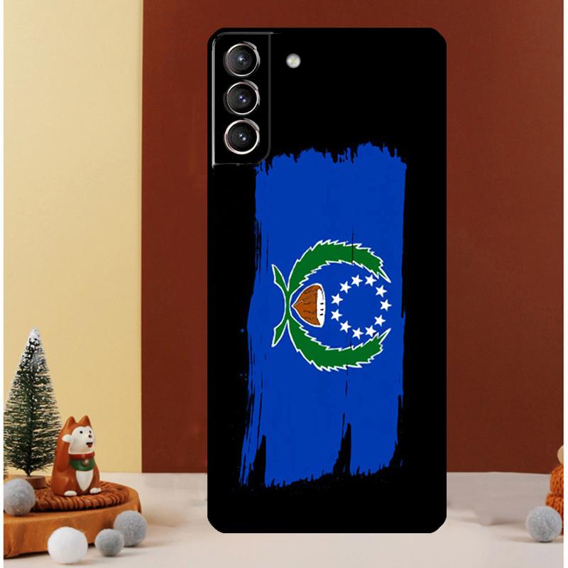 

Pohnpei Ponape Flag Case For Samsung Galaxy S25 S26 Ultra S20 S21 S22 S23 S24 Ultra S10 Plus S25 FE Cover Funda Galaxy S26