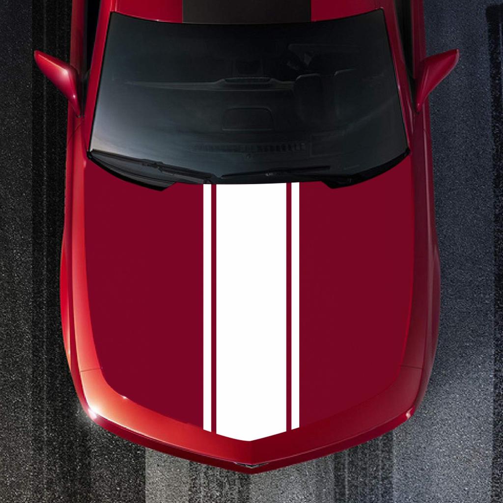 Car Hood Stripe Sticker Universal Auto Racing Stripes Body Side Vinyl Modified Stripe Decal Decoration
