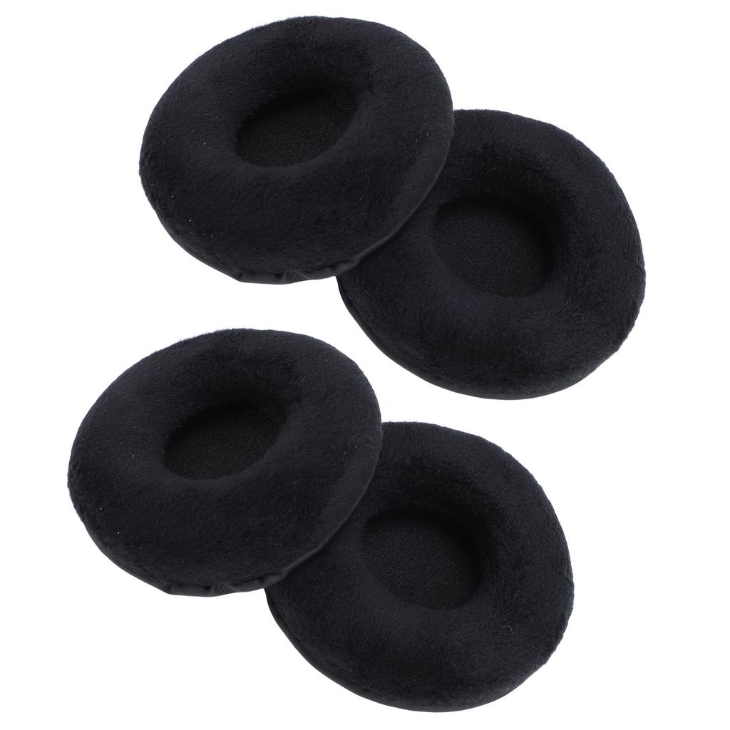 4PCS Replacement Earpads Velvet and Foam Headphone Ear Pads for YH100 ATH WS70 ATH WS99 ATH WS77 MDR V55 MDR V500DJ