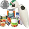 Electric Can Opener Hands Free Bottle Opener Smooth Edge Tin Opener Battery Operated for Weak Hands for All Kinds of Jars