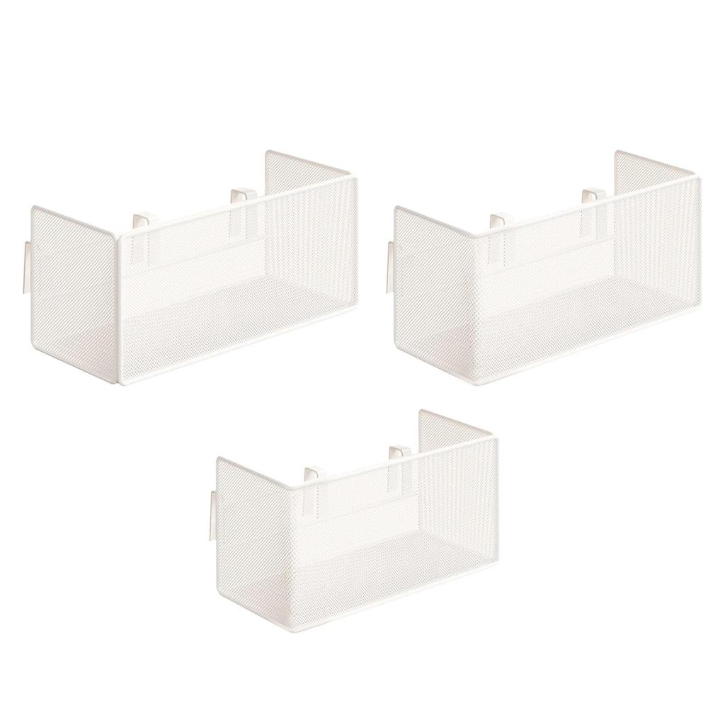 Under Desk Storage Basket Container Decor Portable Accessories Simple Storage Basket for Handbag Toys School Cupboard Crafts