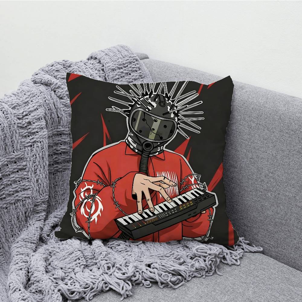 S-Slipk-notS Chibi Pillow Case For Sofa Decor Car Office Room Printing Cushion Cover Decorations and Protector