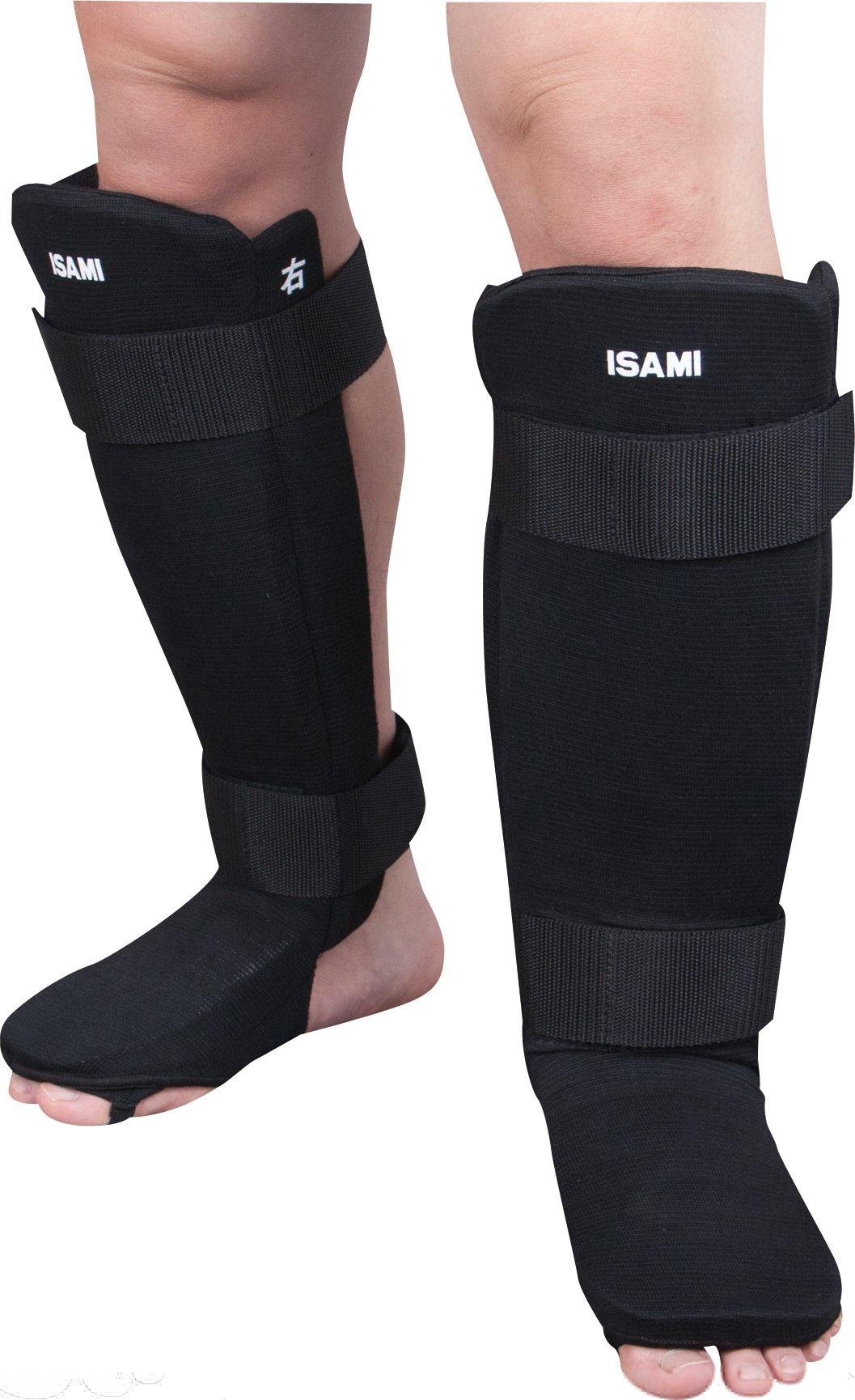 ISAMI Easy Leg Guards Size M A-L-289 Black, чёрный