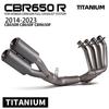Titanium Alloy Exhaust Tailpipe for CBR650R, CB650R, CBR650F, CB650