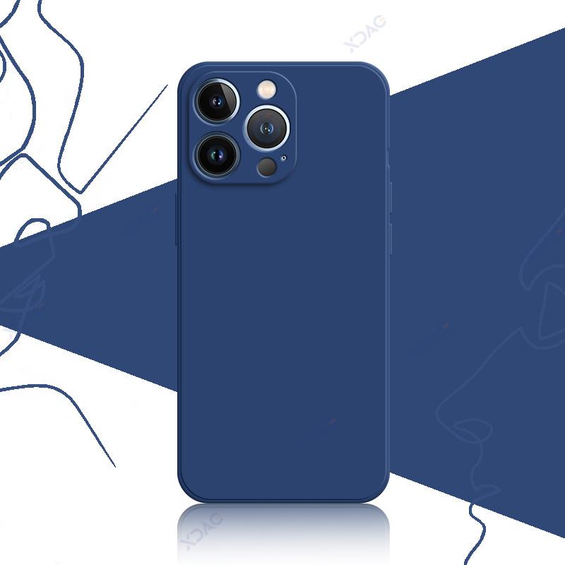 Luxury Case Covers for iPhone 12 13 Pro Max Mini 360 Edge Protective Square Liquid Silicone Mobile Phone Shield Housing