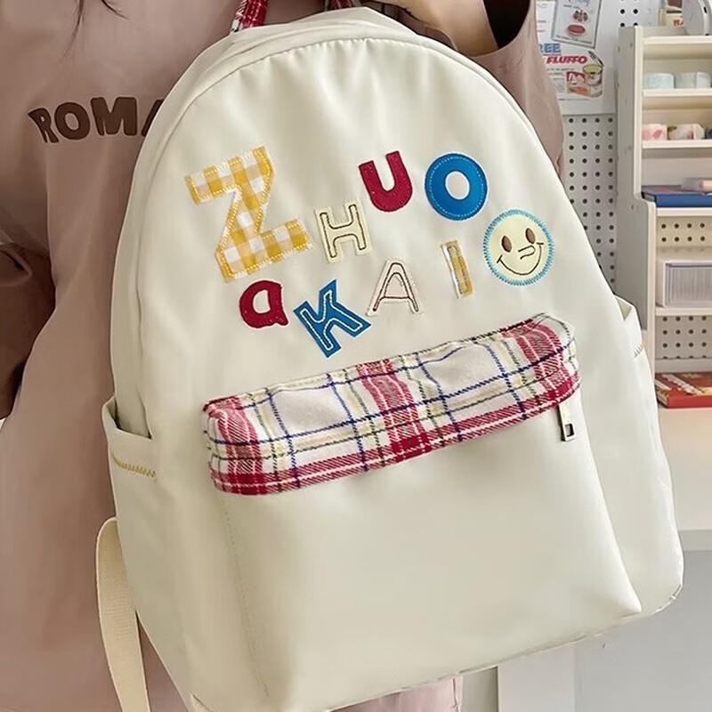 

Школьный рюкзак OGAR 2026 в корейском стиле, повседневный White