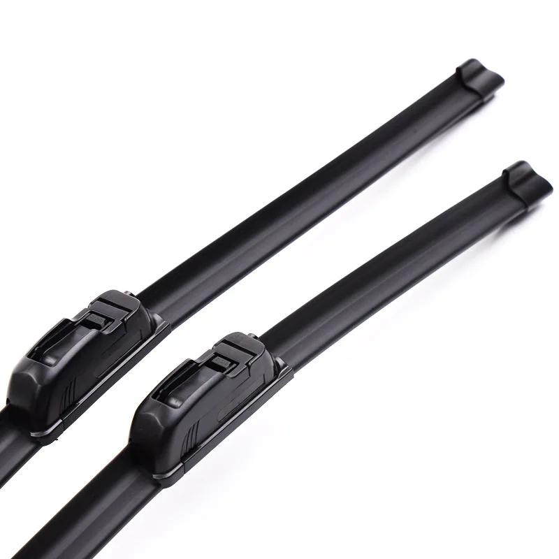 For Citroen C3 MK1 2002-2009 Car Wiper U-type Soft Rubber Boneless Wiper HD Quiet Durable Automotive Wiper replacement three rub