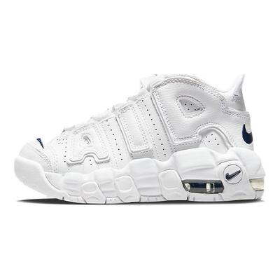 Air More Uptempo PS White Midnight Navy Kids Sneakers DH9723-100