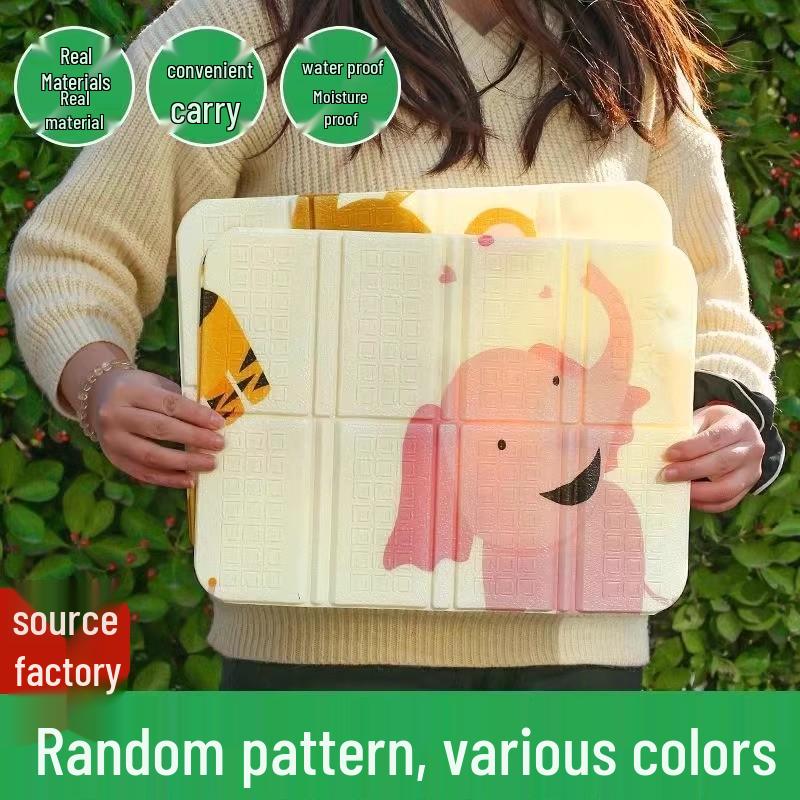 Portable Outdoor Folding XPE Cushion - Waterproof, Cold-Insulating Chair & Bath Mat for Students, Elderly, and Children