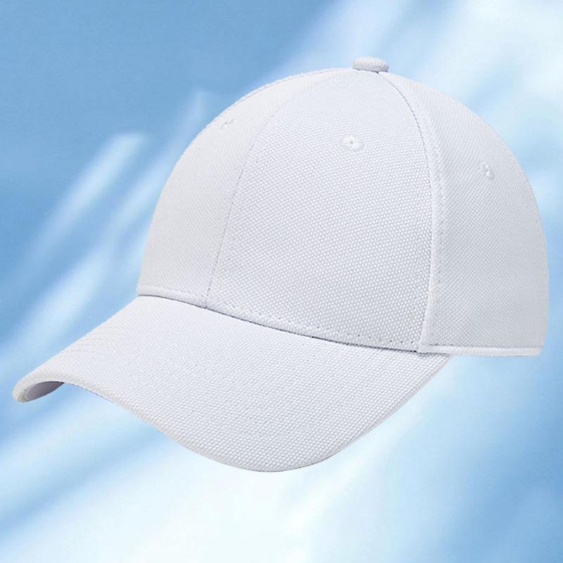 

Baseball cap embroidery printing cotton summer outdoor shading versatile adult children custom cap one size fits all білий