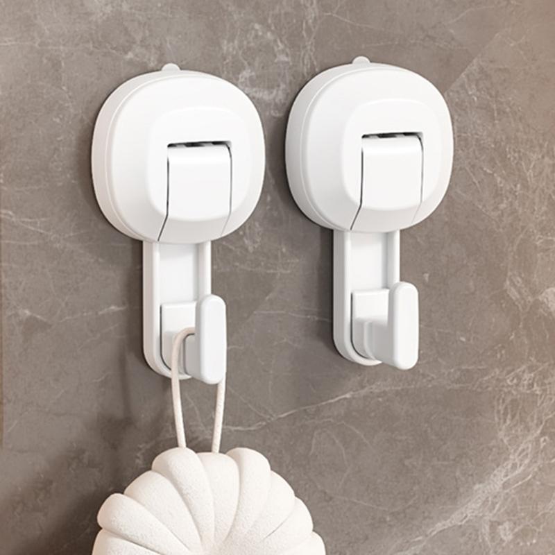 Waterproof Strong Adhesion Hooks Practical Suction Cup Hooks for Kitchen and Bathroom Easy To Install and Remove Hangers