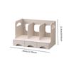 Desktop Bookshelf Office Storage Rack Book Stand for Centerpiece Home Office