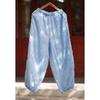 Cotton Linen Loose Fit Pants For Women Summer Boho Style Casual Trousers