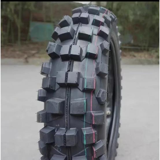 Anvelope pentru motociclete off-road, față 80/100-19, spate 120/90-16, anvelope interioare și exterioare cu profil mare tip „carapace de broască”