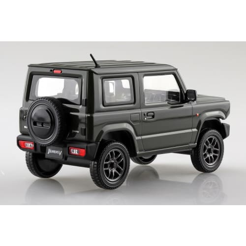 Aoshima Bunka Kyozai 1/32 Scale Rakupla Snap Kit No.09-JG Suzuki JB64 Jimny Jungle Green Pre-Colored Plastic Model Kit (Automobile)