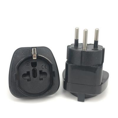 Reiseadapter Israel nach USA/Italien/Brasilien/Schuko Universal-Steckeradapter Konverter steckbar eingebettet 0V 10A