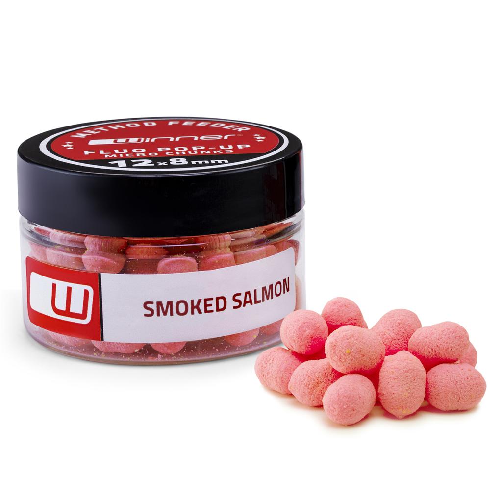 Method/Feeder Fluo Pop-Up Micro Chunks Smoked Salmon