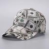 Spring and Summer Polyester Print Casquette Baseball Cap Adjustable Outdoor Snapback Hats for Men and Women 16