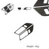 Stylish Carbon Fiber Inner Door Handles Bowl Trim For Ford Mustang 2015-2017