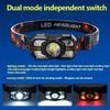 800mAh Adjustable LED Flashlight Headlamp Rechargeable Super Bright Head Torch Camping Fishing Cycling Hiking Motion Sensor Headlights