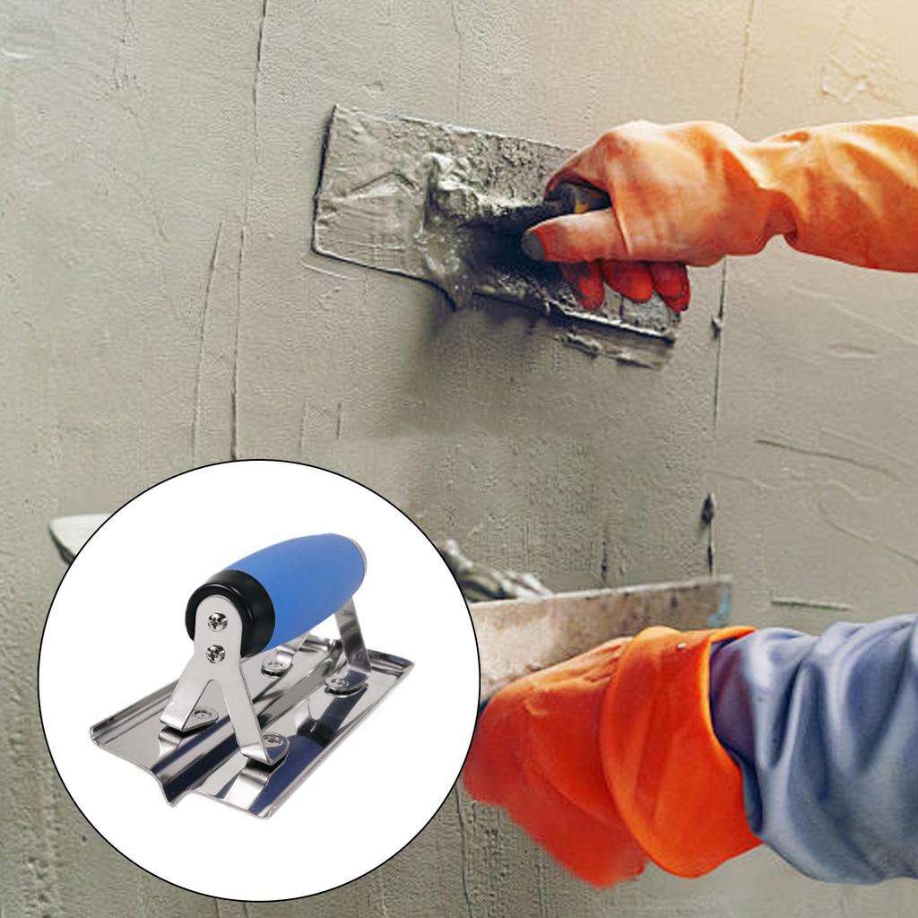 Bordatore Manuale per Cemento da Costruzione Multiuso Lama Angolata Curva per Riparazioni Complesse di Muri Applicazione Stucco per Giunti