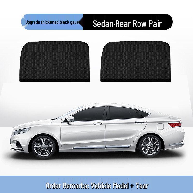 Car Window Sunshade & Mosquito Net - Insect Screen Privacy Curtain