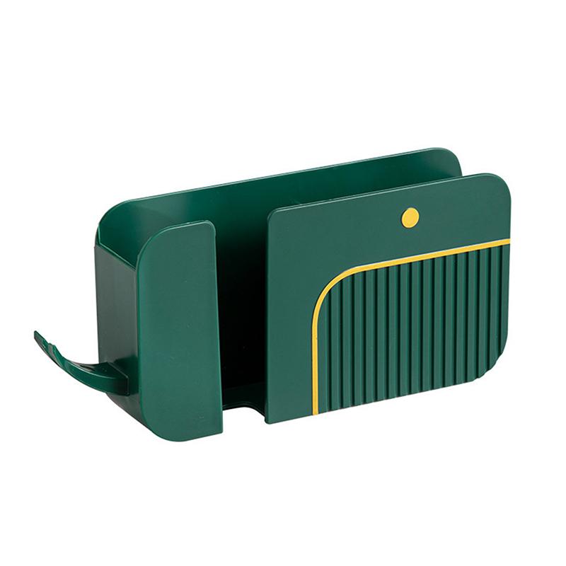 Настенный ящик для хранения с дистанционным управлением «два в одном» Стеллаж для хранения без перфорации зелёный