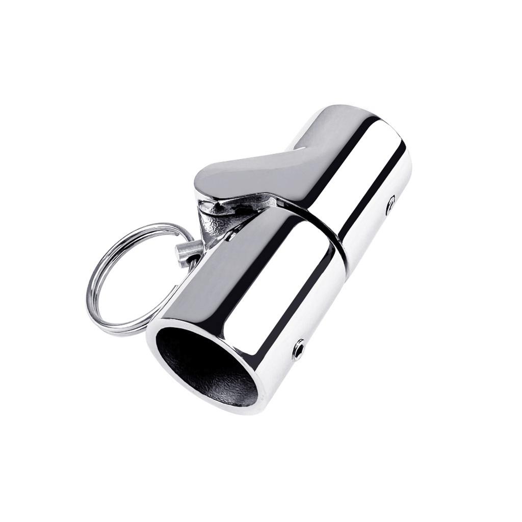 Smooth Surfaces Polished Pipe Connector 180 Degree Foldable Pipe Joint Simple Installs for Foldable Awnings & Bimini Top