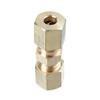 5PCS 316IN Brass Compressions Fittings Connector Corrosion Resistant Durable Brake Pipe Connector