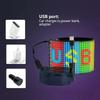 USB Programmable LED Matrix Sign Panel 5V Flexible Scrolling Display APP Remote Text Animation Screen for Car Window Store Bar