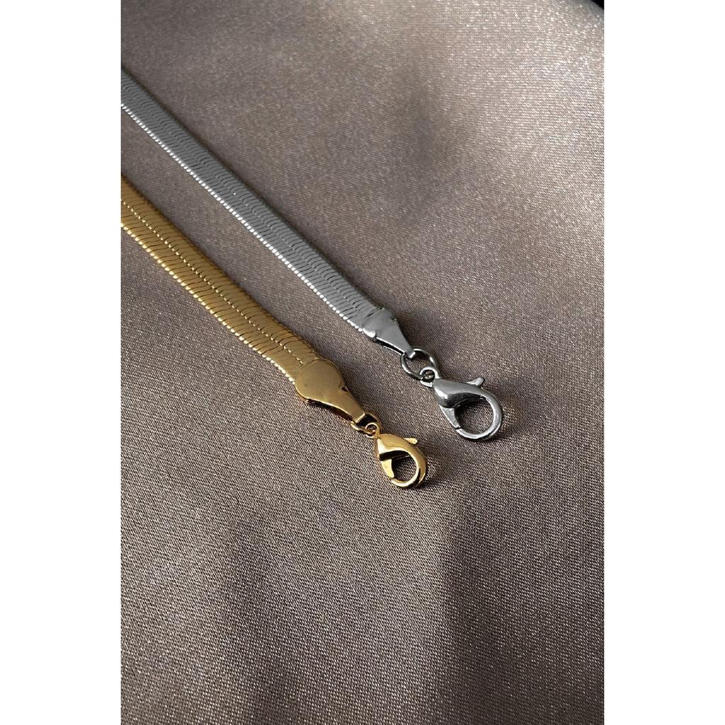 100% Steel Guaranteed Italian Chain Necklace 45 Cm - 60 Cm Gold Gold Color