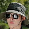 Anti-UV Protection Sunscrean Bucket Hat Wide Brim Outdoor Fishing Cap Portable Men Sun Hat  Hiking