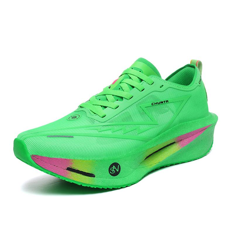 Racing carbon board running shoes male and female students training track and field sports shoes older children youth running training shoes