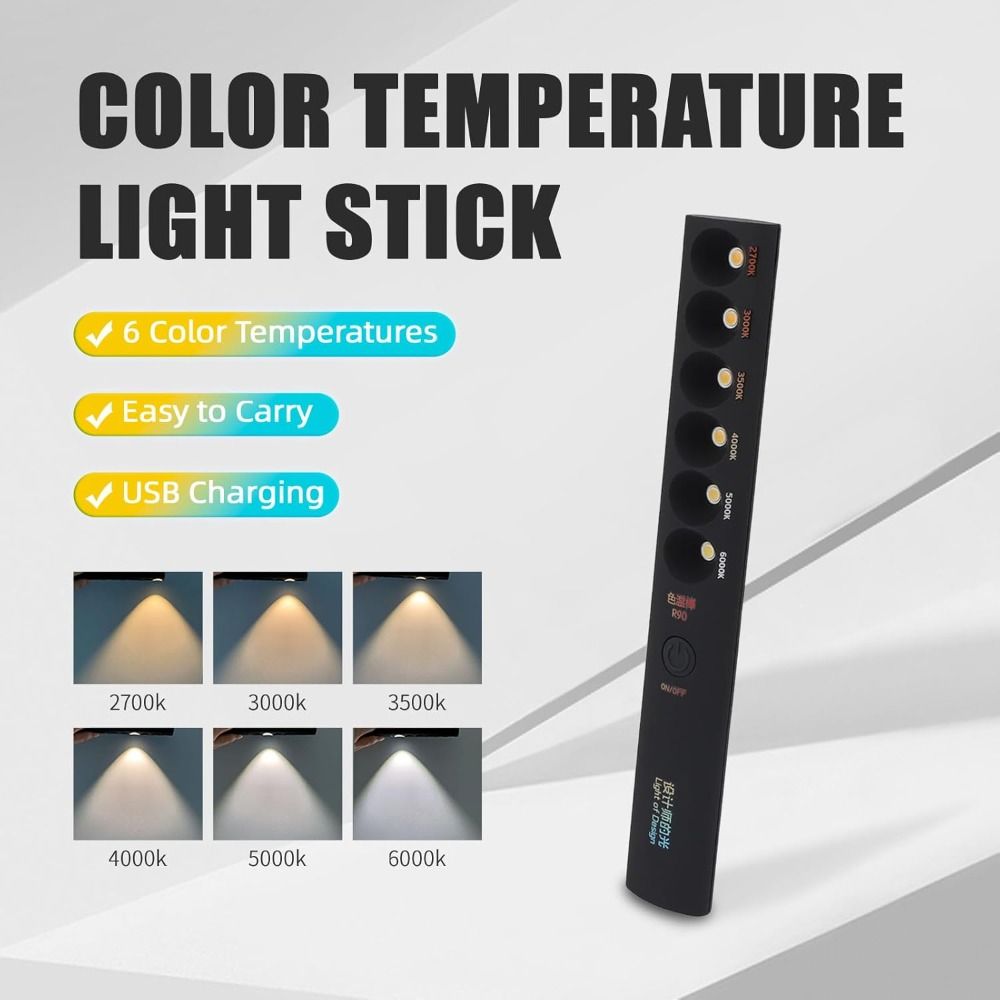 Color Temperature Variable Photography Light Wand Multifunction Light Photography Lighting