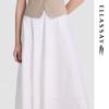 ELLASSAY 2026 Summer Embroidered High-Waist A-Line Skirt