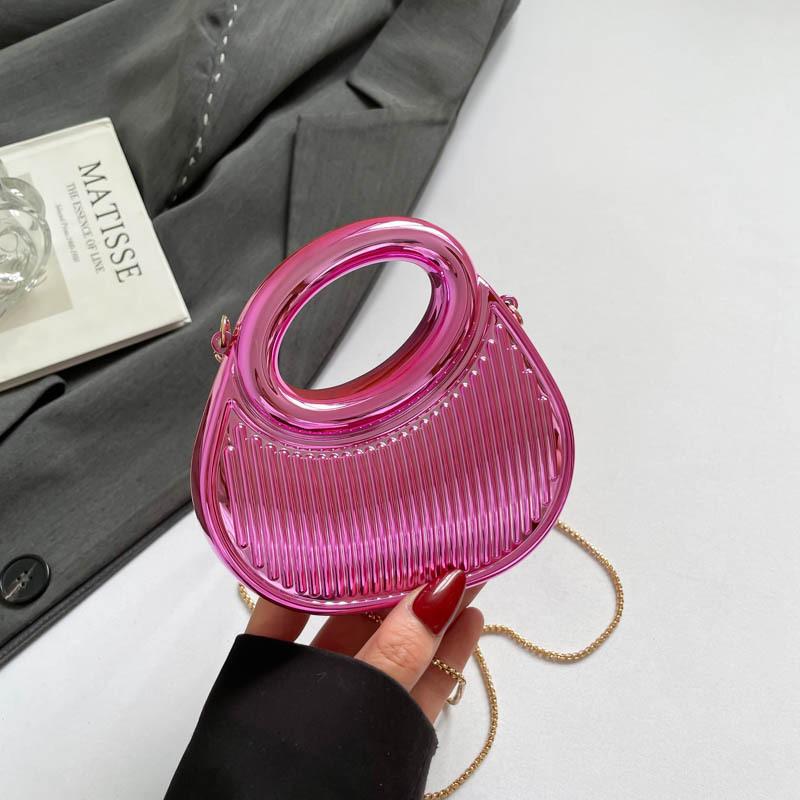 

Персонализированная акриловая сумка 2025 новая европейская и американская мода сумка-пельмень с бриллиантами женская цепочка мессенджер вечерняя сумка тренд розовый
