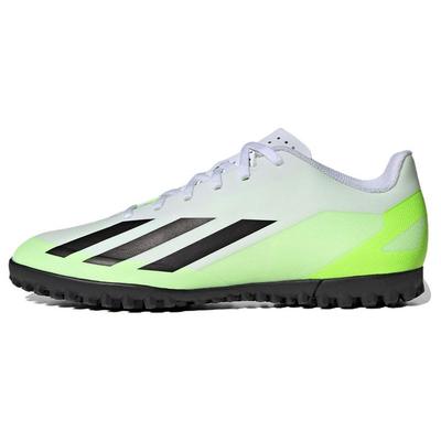 X Crazyfast.4 Round Head Logo TF (Rubber Studs) Hard Ground Artificial Turf PU Leather Soccer Shoes Unisex Soccer Shoes IE1583