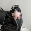Handmade Star Keychain Charm Soft PU Leather Decorative Accessory Jewelry Gift for Students and Trendy Youth
