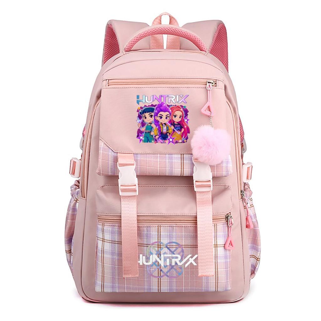 Trend Korean Version Of Large-Capacity Backpack, Animation Printing, Primary And Secondary School Schoolbag