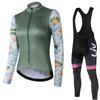 LIV Jersey de Manga Larga para Bicicleta para Mujer Delgado Alta Elasticidad Transpirable Culotte de Ciclismo Equipo Profesional Bicicleta de Carretera MTB Ropa de Ciclismo