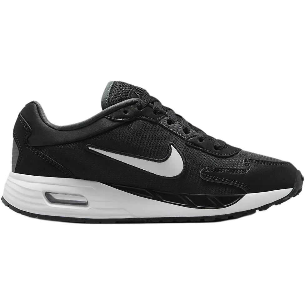 Nike Air Max Solo Anti-Kick Cushioning Low-Top Kids Lifestyle Shoes Black White Kids' Sneakers FV6367-001