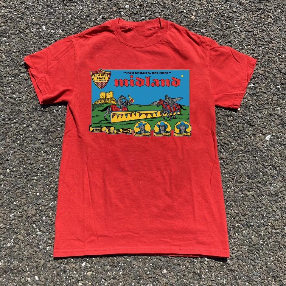Collection Midland Tour Band 2024 Gift For Fan S to 5XL Red Tshirt K436 Unisex T-Shirt XL