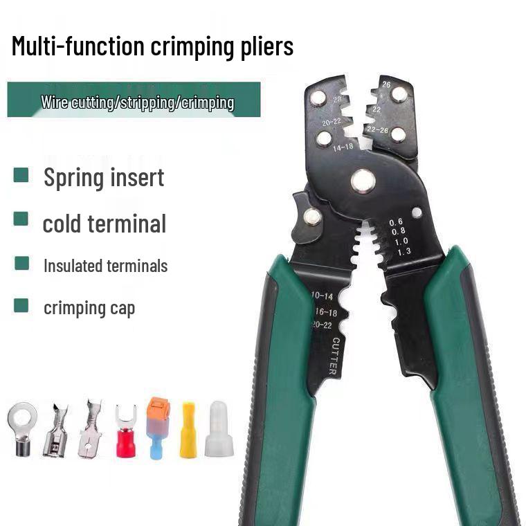 

Многофункциональные плоскогубцы электрика: Инструмент для обжима, зачистки проводов и опрессовки клемм