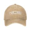 NCIS Naval Criminal Investigative Service Baseball Cap Retro Distressed Washed  Sun Cap Unisex Outdoor Unstructured Soft Hats