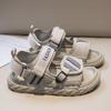 Children's sandals boys summer soft-soled beach shoes 2025 new non-slip middle-aged and older children's sports sandals boys summer