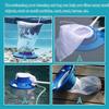 Lot de 6 sacs filet nylon 32 x 23 cm pour aspirateur de piscine - cordon de serrage