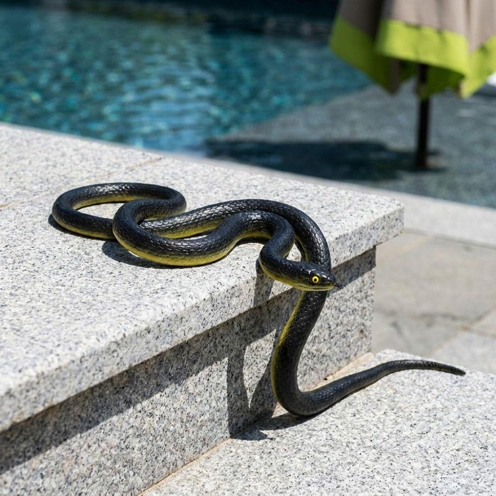 Lifelike Fake Snake Realistic Snake Model Joke Toys Halloween Prank Props Scare Toy Garden Decor