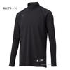 DESCENT Junior High Neck Long Sleeve Undershirt for Youth Baseball, Black, 130cm, JSTD-770