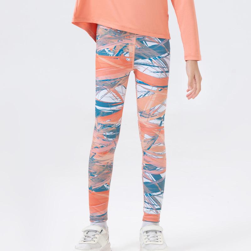 Girls' Lightweight Sun Protection Sports Suit - Short Sleeve Top & Elastic Yoga Shark Pants
